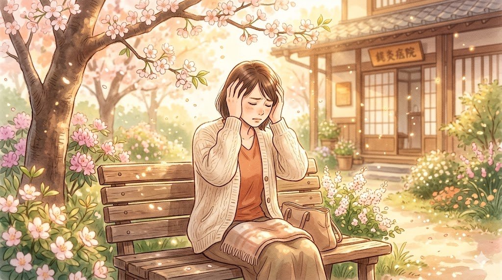 花粉症で頭が重い アイキャッチ