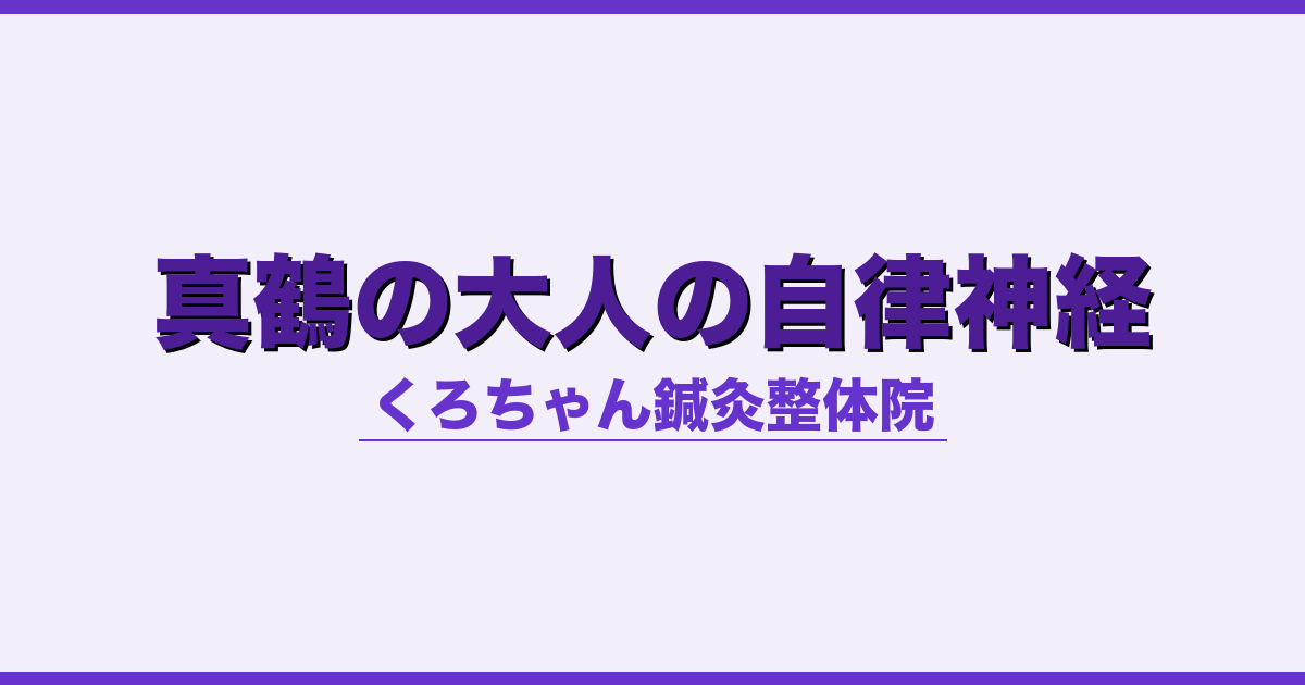 真鶴の大人の自律神経