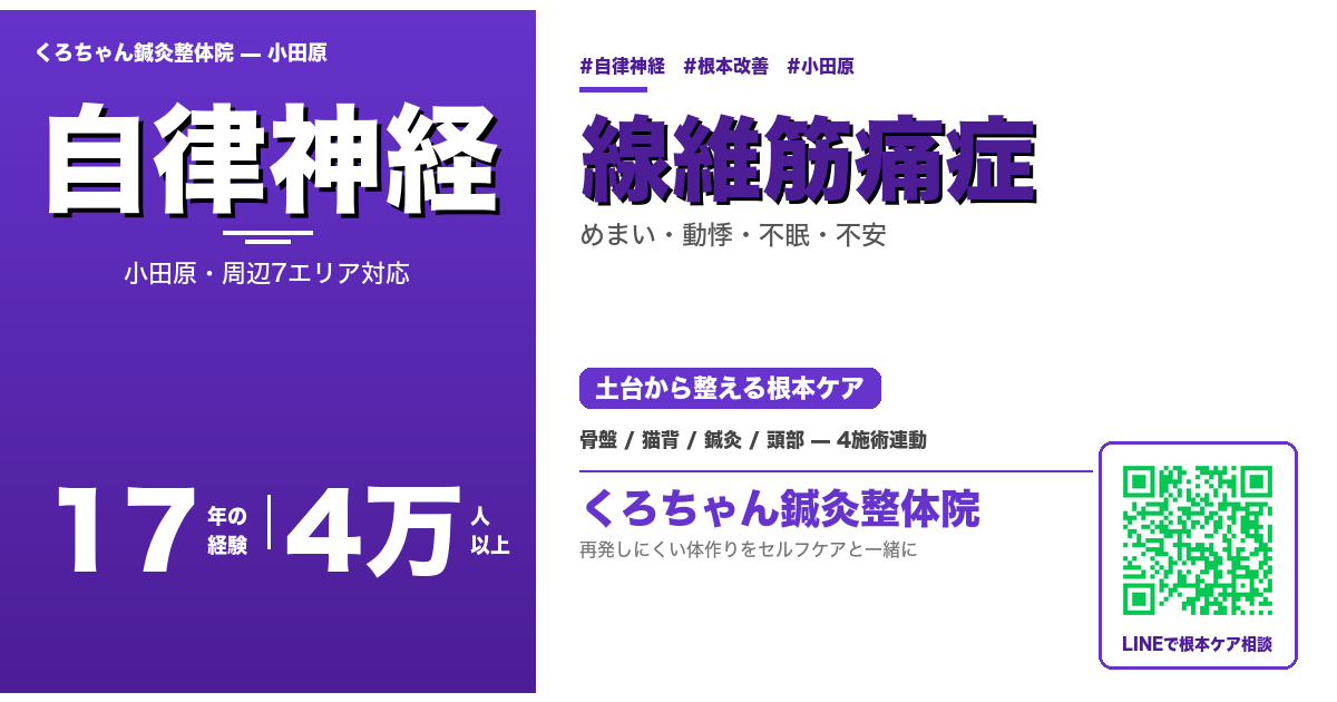 小田原の線維筋痛症 - くろちゃん鍼灸整体院