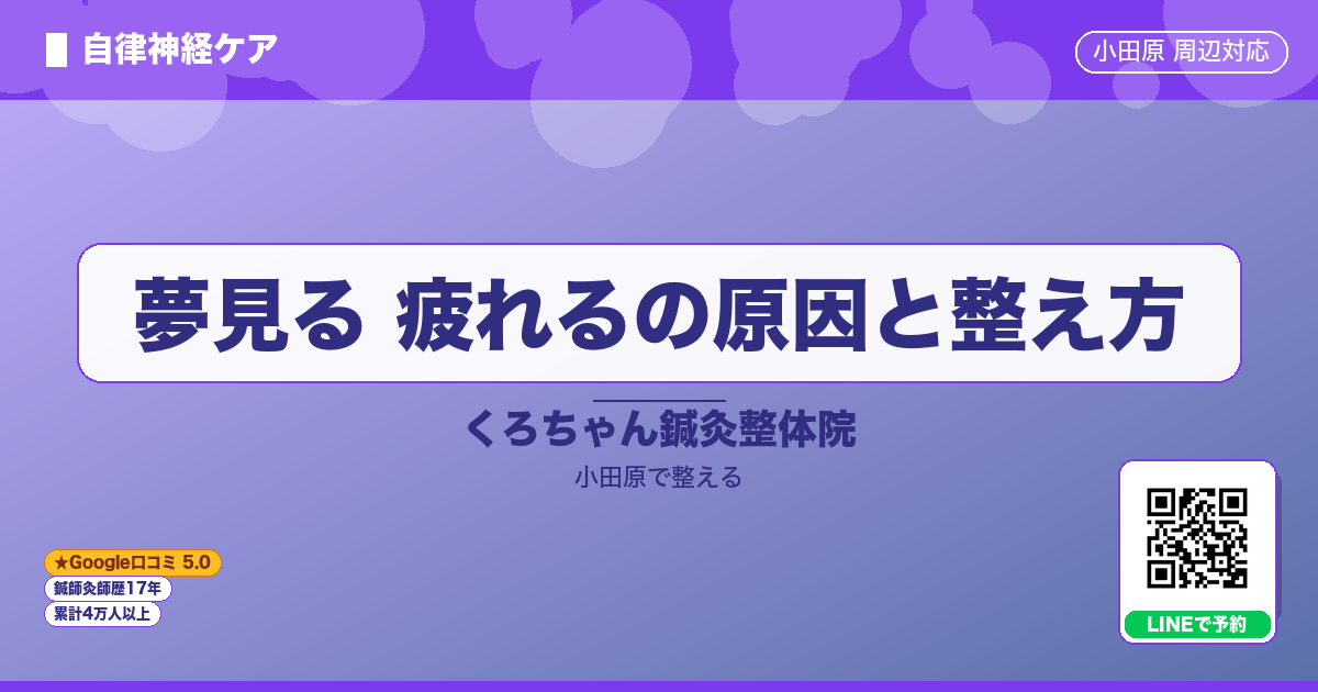 はじめに - 夢見る 疲れるの原因と整え方