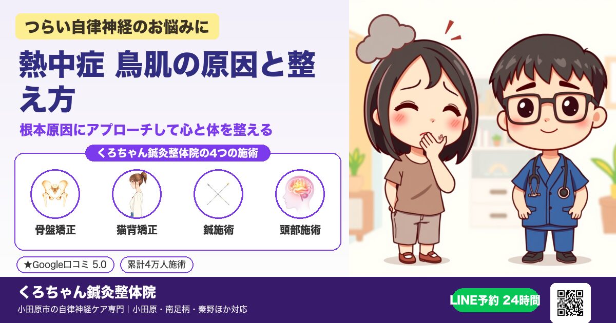 熱中症 鳥肌の原因と整え方