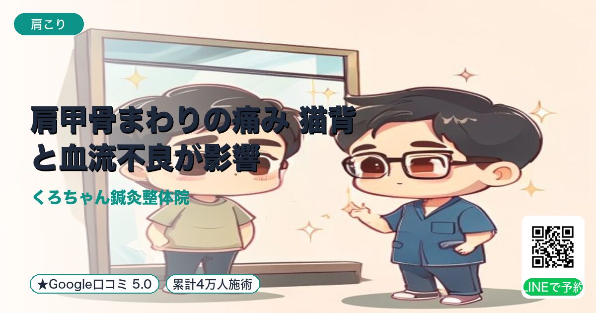 肩甲骨まわりの痛み 猫背と血流不良が影響|整える小田原の