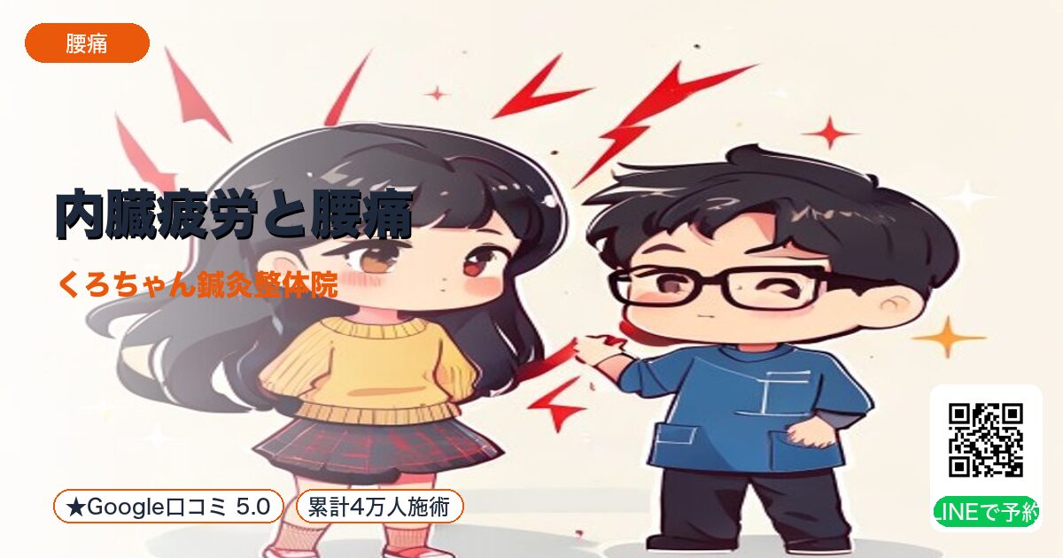 内臓疲労と腰痛|神経連動