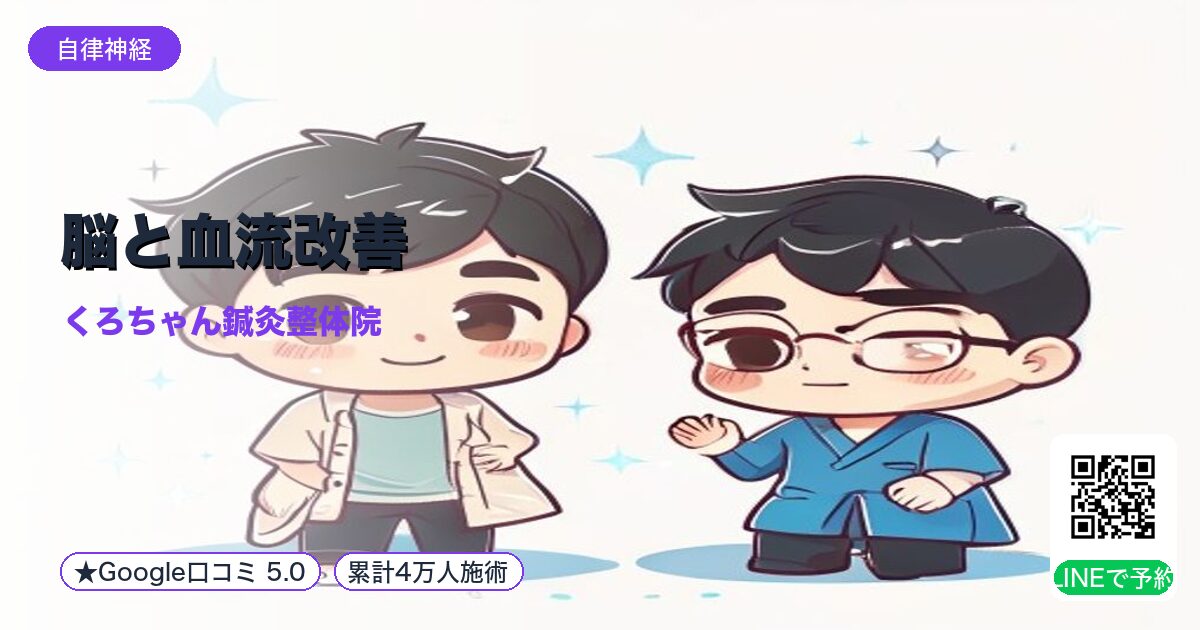 脳と血流改善|整体効果|小田原の鍼灸整体
